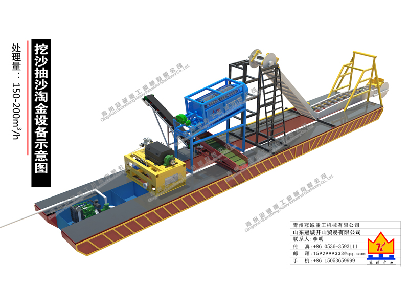 挖沙抽沙淘金设备