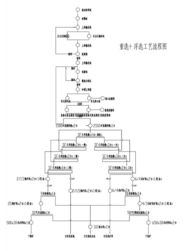 岩金矿重选联合浮选淘金设备